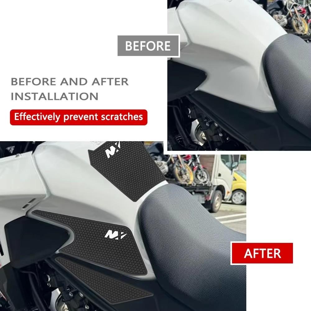 For NX400 NX500 nx 400 nx 500 2023-2025 fuel tank sticker motorcycle fuel tank pad anti-slip fuel tank traction pad accessories