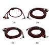 3.5mm RCA Male Connector Jacks Stereo Cable Y Plug to 2 RCA Male Adapter 3.5 Music Socket Connector to Headphone