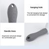 1pc Easy-to-Clean Pet Grooming Brush with Self-Clean Button for One-Click Hair Removal - Curved Pin Deshedding Comb
