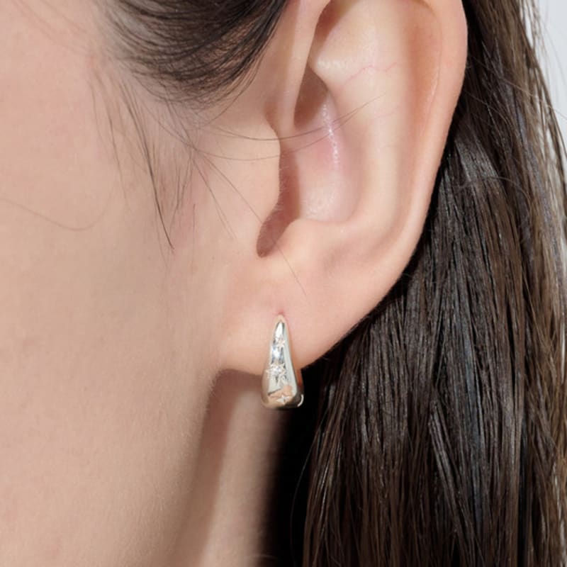 

XANADU SPARKLE EARRING silver OS