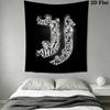 Juventus FC Wall Tapestry Aesthetic Wall Hanging Printed Fabric Blanket Decorative Tapestries for Bedroom Living Room Home Decor