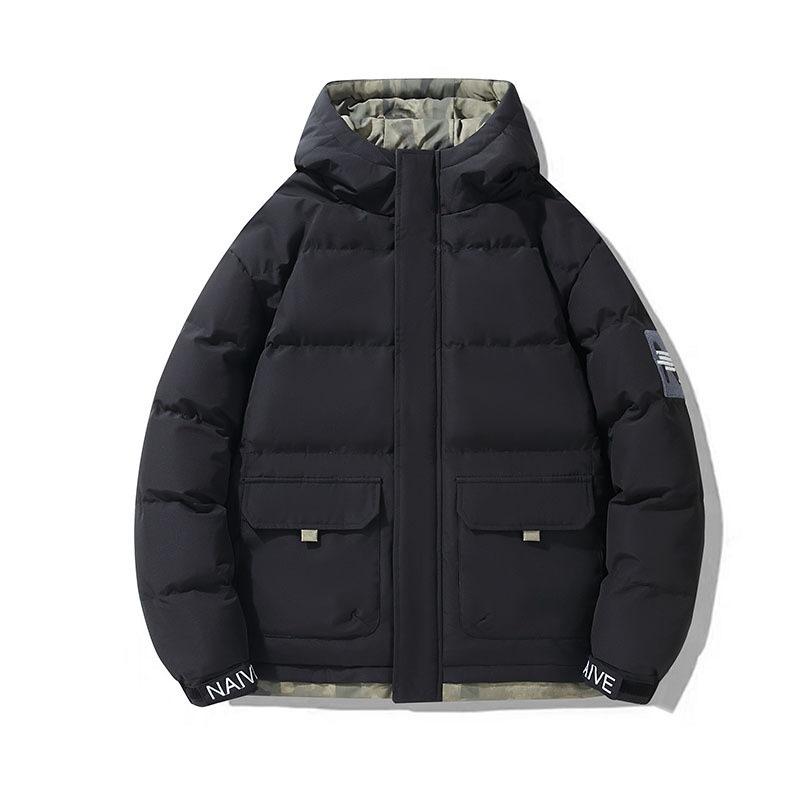 Winter new cotton-padded clothes men's autumn and winter cotton-padded jackets trendy brand short thickened cotton-padded jackets men's tooling