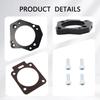 Throttle Body Adapter K RBC to K PRB 72mm Open For 06-15 Honda Civic Si 02-06 RSX K20 K24 ACURA Swap