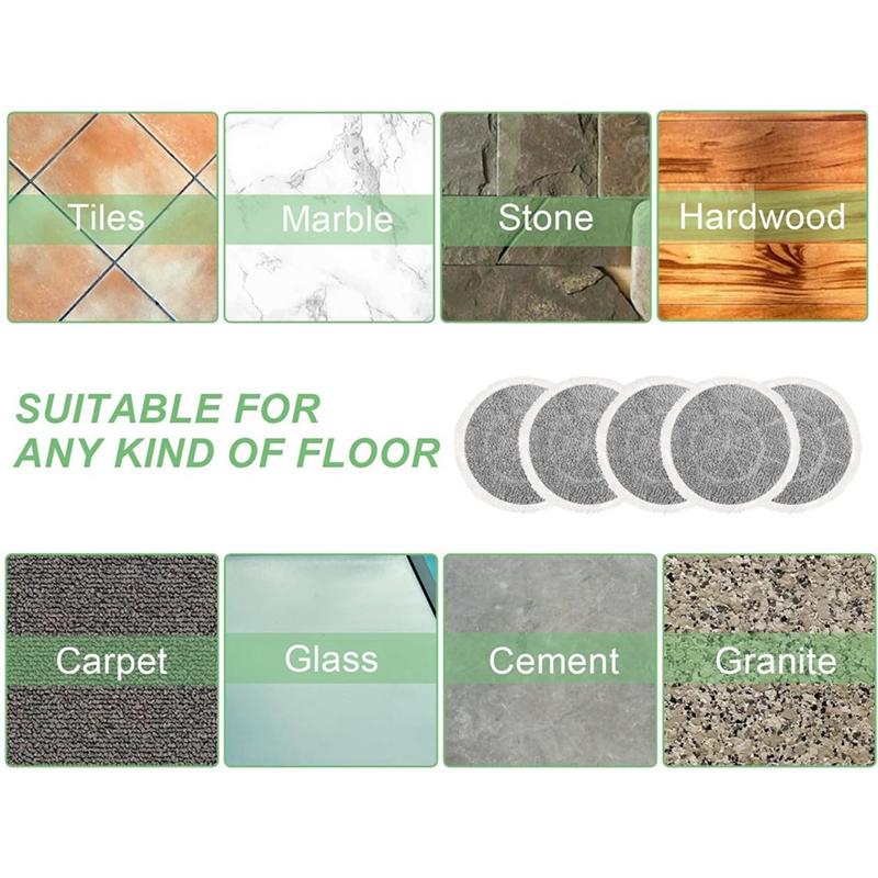 

B69A 10PCS Steam Mop Pads For Shark S7001, S7000AMZ, S7000, S7001TGT, S7201, S7005, S7020 Series Replacement Accessories