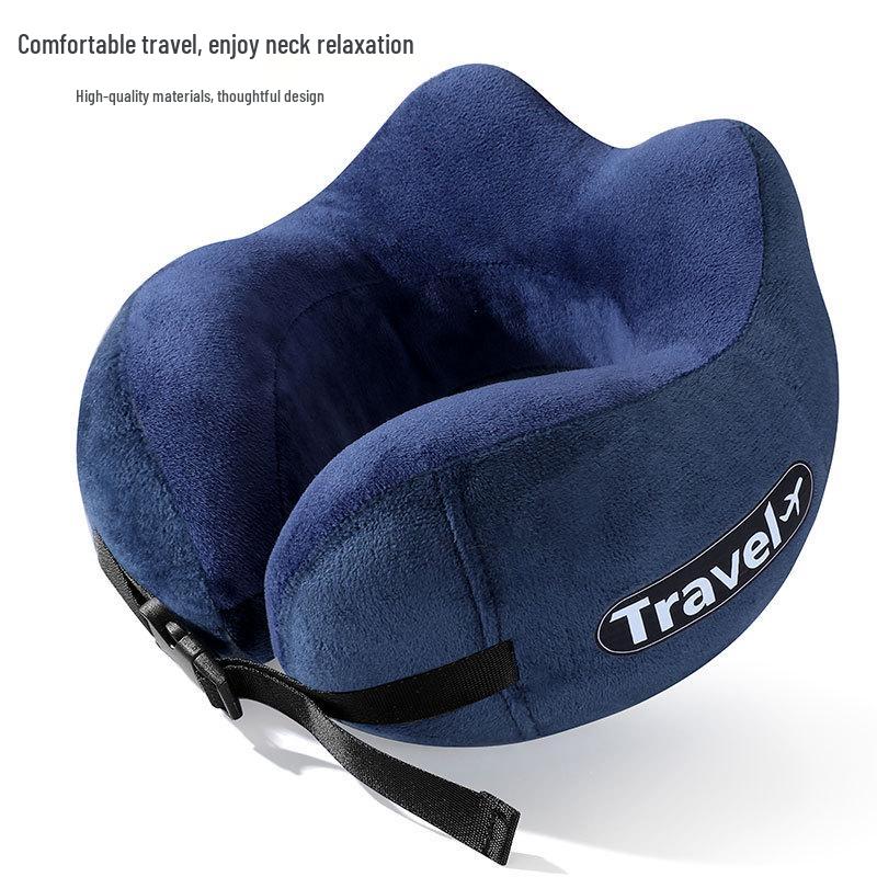 Custom Logo U-Shaped Neck Support Pillow for Airplane Travel