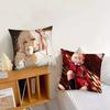 1Pc Chisato Nishikigi Anime Lycoris Recoil Pillow Case Square Pillow Bedroom Sofa Leisurecar Living Room Home Decoration 40X40