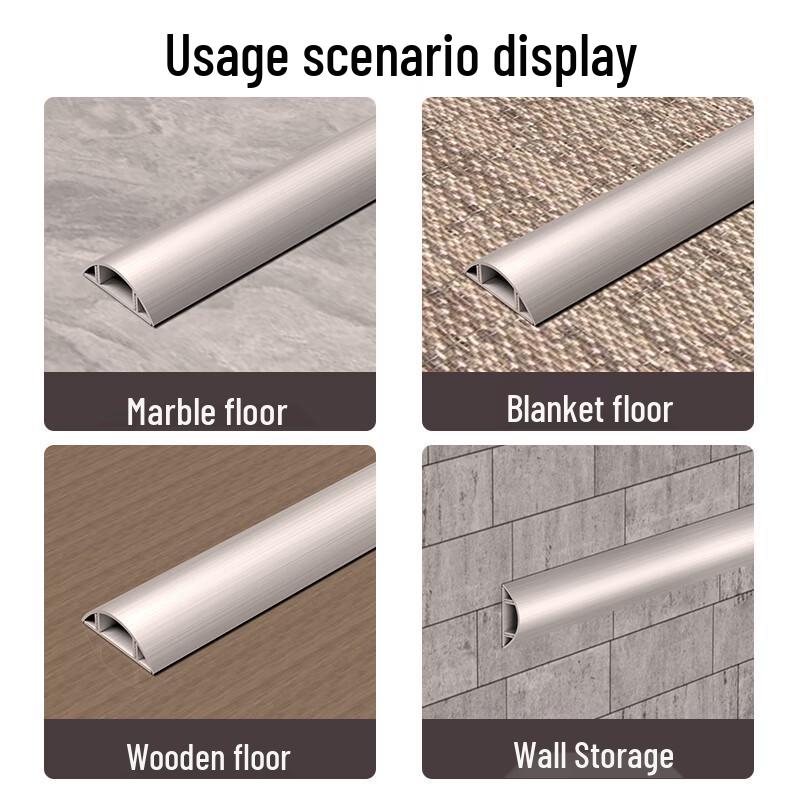 Hausikept Aluminum Alloy Floor Cable Protector
