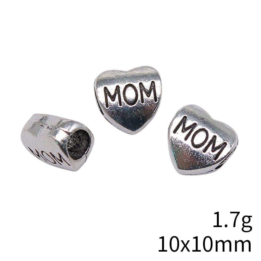 Beads Pendant Jewelry Materials Character Love Big Hole Beads Loose Spacer Accessories Parts Jewellery Making