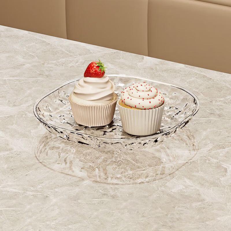 Shengjia Square Plastic Snack & Fruit Plates (Set of 10)