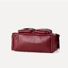 Vintage Multiple Pockets Women Shoulder Bags Soft Pu Leather Handbags Retro Motorcycle Bag Y2K Sac for Girls Daily Commuting Sac