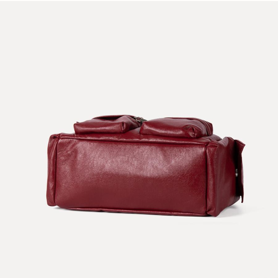 Vintage Multiple Pockets Women Shoulder Bags Soft Pu Leather Handbags Retro Motorcycle Bag Y2K Sac for Girls Daily Commuting Sac