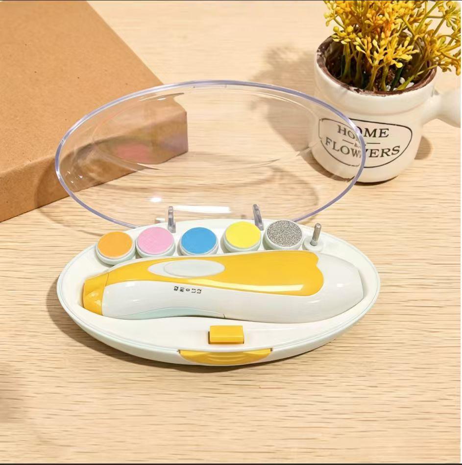 Electric Baby Nail Grinder & Clipper Set for Newborns