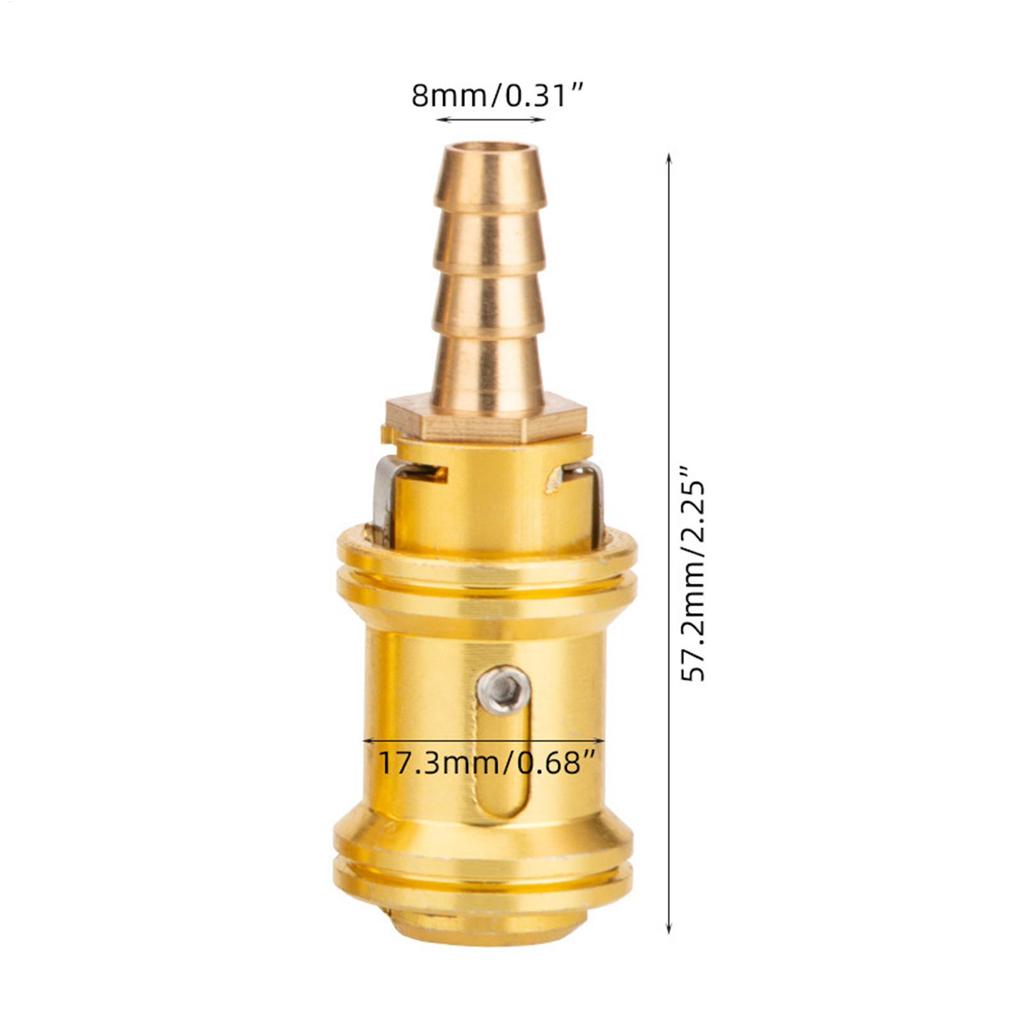 Air Pump Tire Connector Leak-Proof Easy Maintenance Air Pump Replacement Nozzles For Vehicles Trailer RV Sedan Pickup Motorcycle