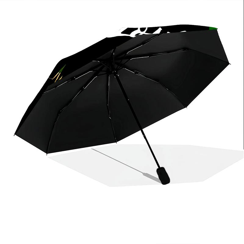 1PC Music Theme Umbrella Portable Folding Umbrella Iron Frame Hole Bone Structure Outdoor Home Umbrella A22