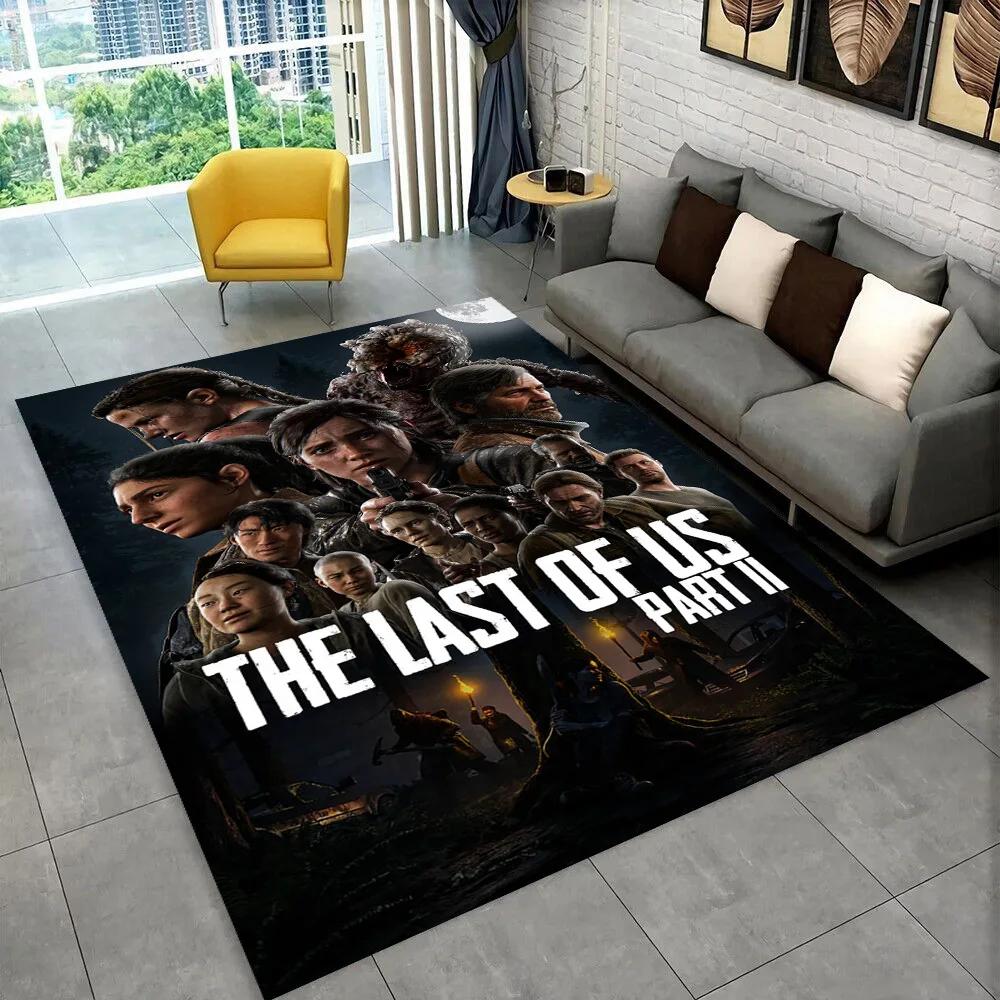 The Last of Us horor TV hra Pedro Area Koberec,Koberec pro domácnost Obývací pokoj Ložnice Pohovka Rohožka Dekor,dětská hra Protiskluzová podložka na podlahu