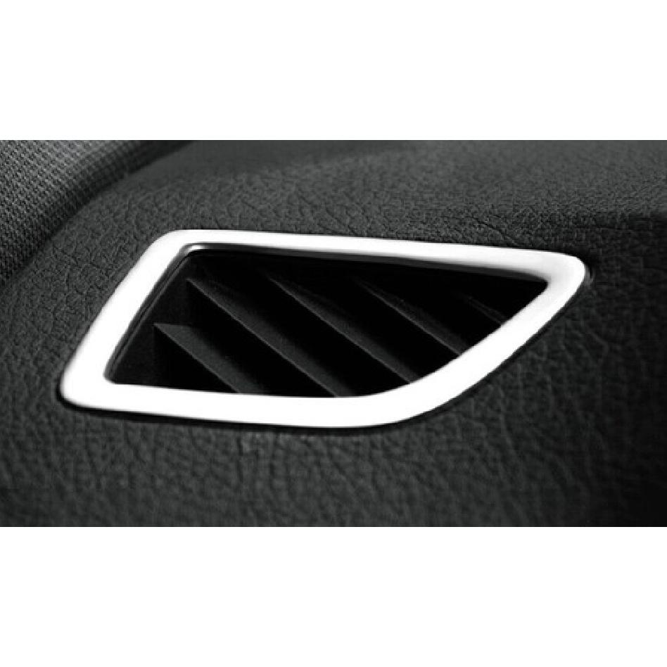 For BMW 3 4 Series GT Air Outlet Vent Cover Car Console L&R Silver Steel 13-