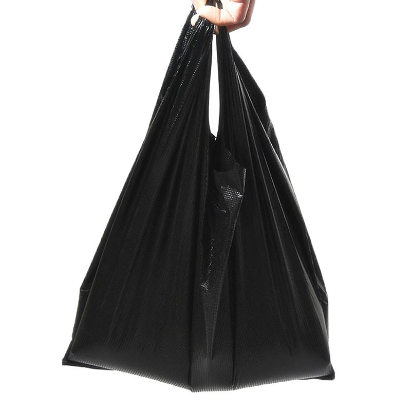 80 Pezzi Sacchetto di Plastica Ispessito a Forma di Gilet Sacchetto Contenitore Sacchetto per Imballaggio da Asporto Shopping
