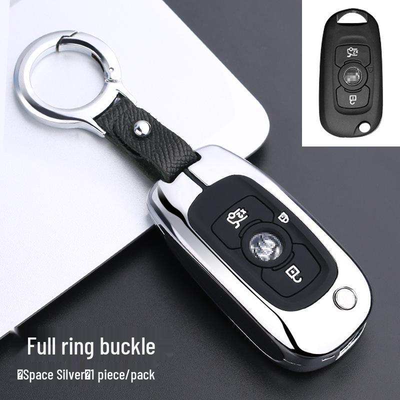 

Buick Car Key Case for Verano, LaCrosse, Regal, Excelle, Encore, GL6 - Folding Shell Buckle