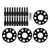 Car Hub Centric Wheel Spacers Set 15mm Replacement for 2 Series F45 Active Tourer 2014 2020Black