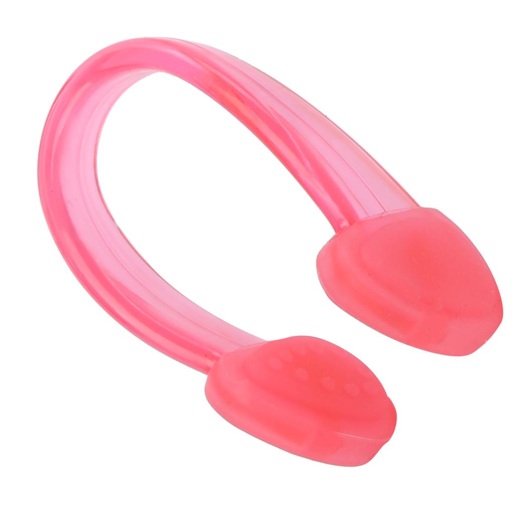 Swimming Nose Clips Waterproof Soft Silica Gel Surfing Nose Clip Plugs ProtectorRose Red