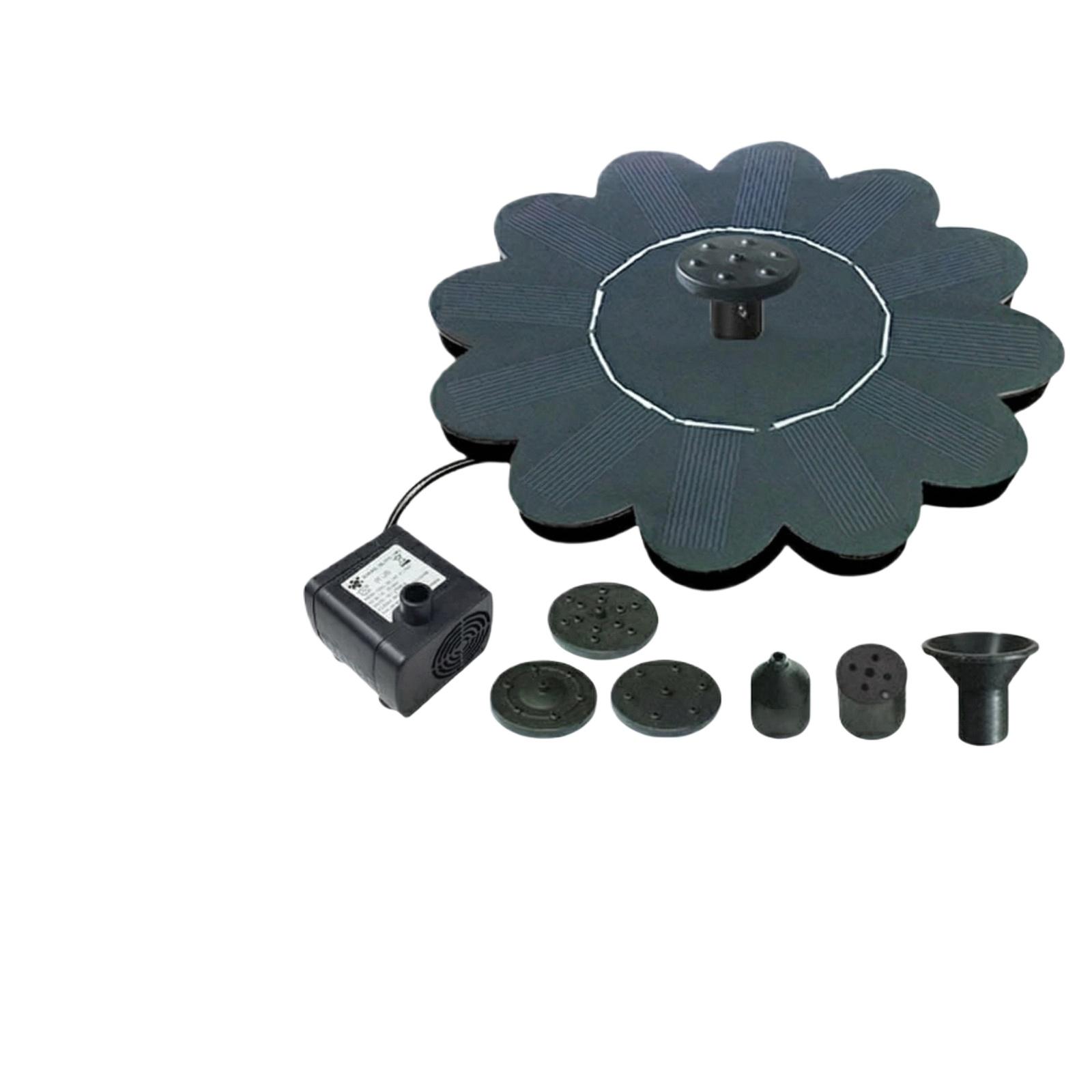 Solar Powered Outdoor Pool, Floating Courtyard, Bird Bath, Decorative Garden, Water Scenery