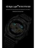 Binbang European & American Oversized Hollow Carved Men's Fashion Waterproof Casual Watch