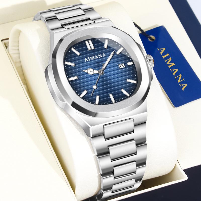 

Swiss Ultra-Thin Waterproof Men s Quartz Watch with Calendar