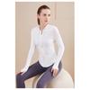 Women's Nude Sports Jacket, Full-zip Slim-fitting Jacket, Running Casual Hooded Fitness Yoga Wear, Long-sleeved Top