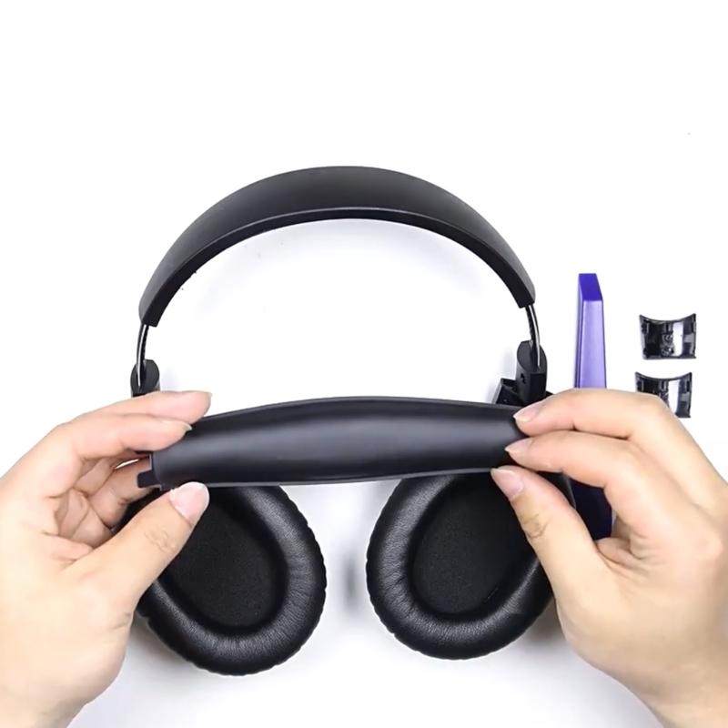 Replacement Headband Cushion With Screwdriver For QC35/35II Headphones Comfortable Protein Leather Headbeam Pad