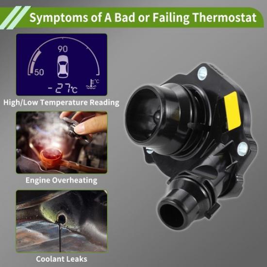 Engine Coolant Thermostat Housing Assembly for BMW 328d xDrive 2014-2018