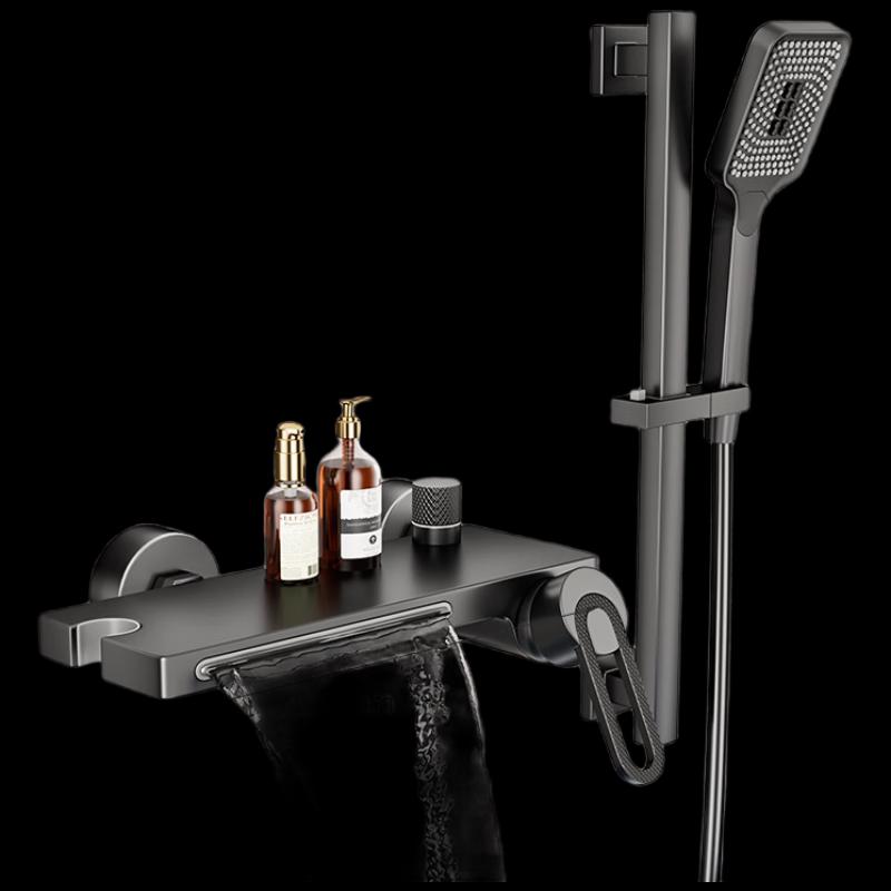 Bathtub Faucet with 3-Function Shower Set