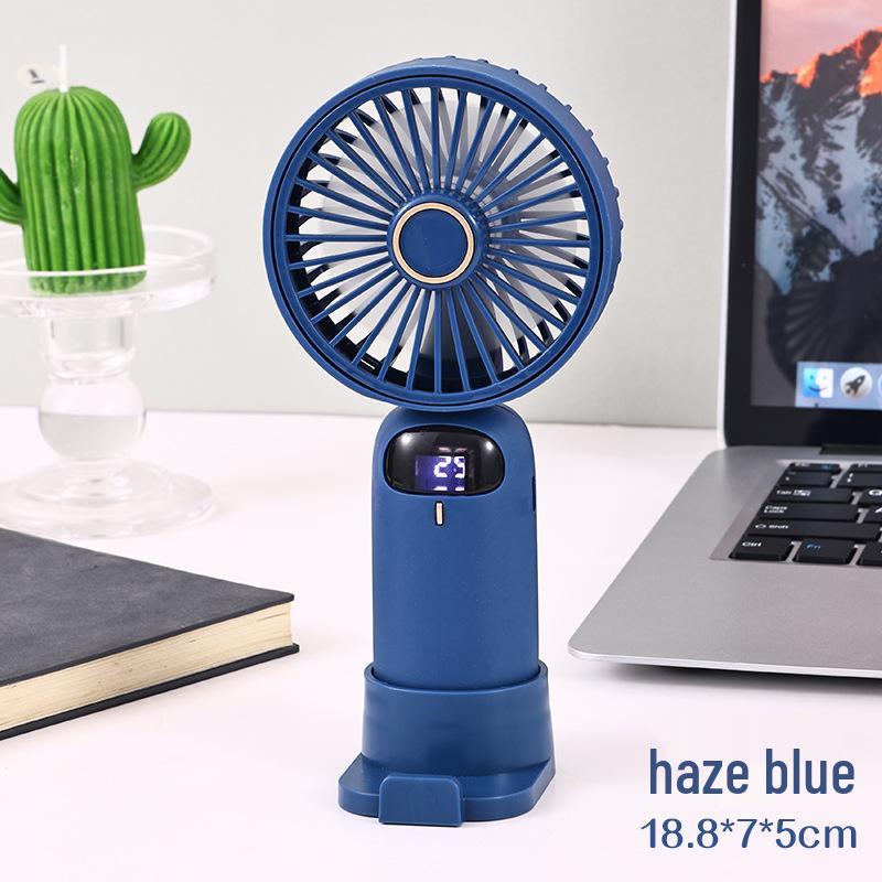 

2026 Silent USB Rechargeable Mini Fan: Portable, Cute, Strong Wind, Super Long Battery Life 18.8x7x5cm