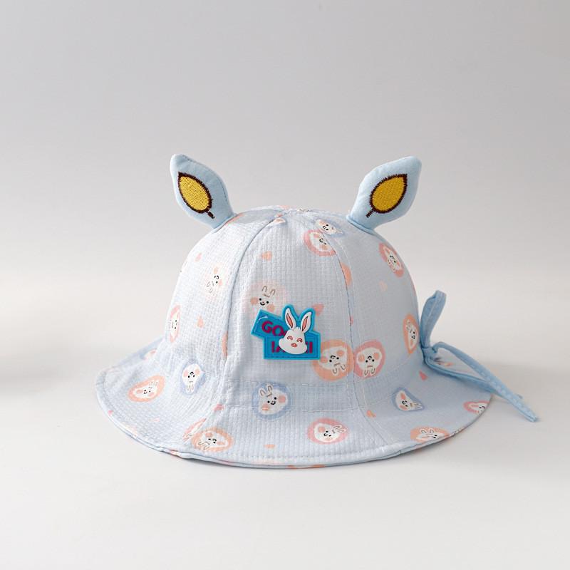 Cute Thin Newborn Baby Fisherman Hat Spring Autumn Sunshade Cap For Infant Toddler Boy Girl