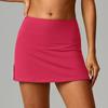 Yoga Skirt Badminton Tennis High Waist Breathable Sweat Skirt Inside Legging