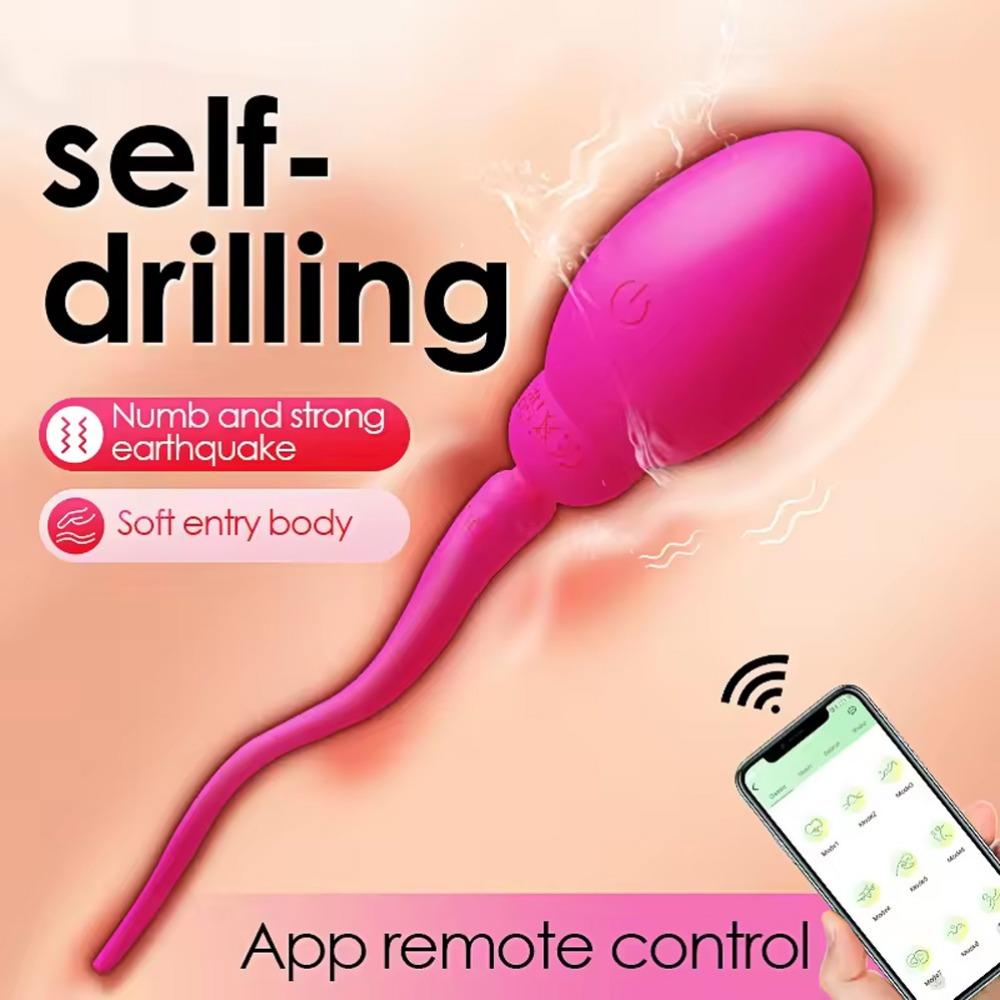 Tadpole Vibrator Female Vibrator G Spot Clitoral Stimulator Vagina Massager APP Wireless Control Dildo Vibrator Adult Sex Toys