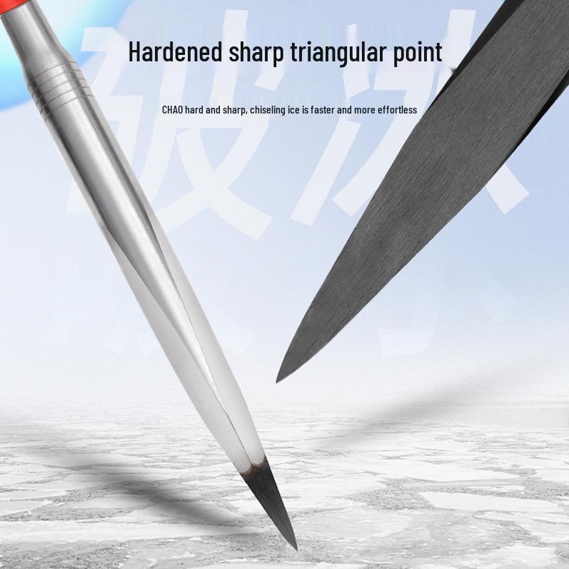 Ice Fishing Multi-Tool: Ice Awl, Chisel, Shovel, and Drill for Winter Icebreaking