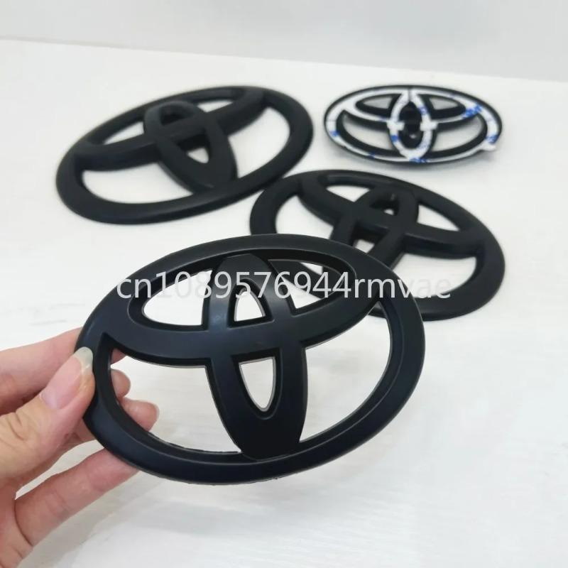Matně černý ABS PŘEKRYT přední logo auta Pro Toyota Corolla Vios CHR RAV4 HRV Camry Alphard Yaris Reiz Highlander PRIUS LEVIN