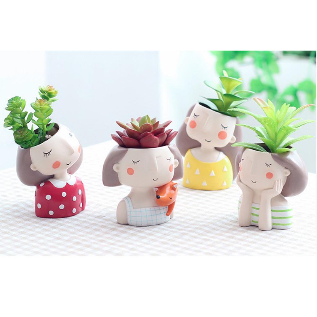 Bonsai Flower Pot Resin Bonsai In Cute Appearance for for Garden Home Decoration