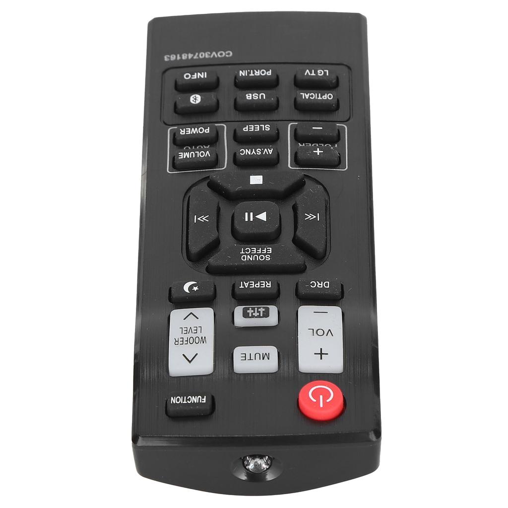 COV30748163 Remote Control ABS Black Soundbar Controller Parts Replacement for LG Soundbar
