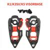 2PCS Motorcycle Helmet Visor Shield Gear Base Plate For AGV K1 K3SV K5 Plastic