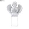Holy Angels Statue Desk Decoration Creative Angels Ornaments Transparent Base Handicrafts Resin Sculpture Room Aesthetics Decor