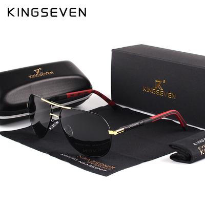 Gafas de sol para hombre, de aluminio polarizado, de estilo vintage clásico