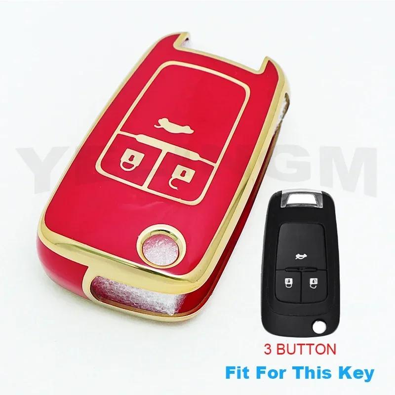 Husă TPU Smart Key Pentru Cheie Auto Chevrolet Fob pentru Chevrolet Chevy Cruze Malibu Camaro Aveo Equinox Impala Sonic 2 3 4 5 Butoane