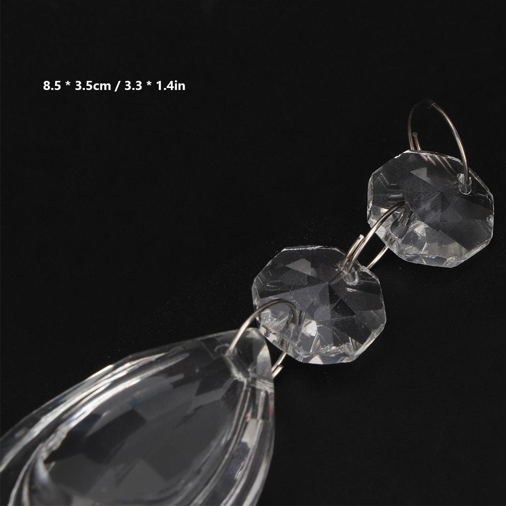 1Pcs Transparent Crystal Glass Hanging Strings Craft Decoration Accessories(#2)