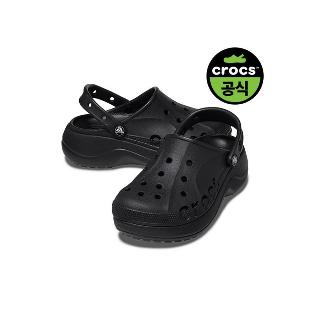 

CrocS Women S Baya Platform Clog Bk BLACK Z001 W6 230
