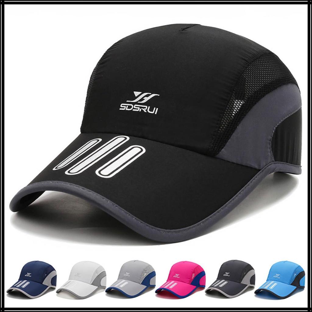 Sun CZA403 [White Fang] Hat, Cap, Quick-drying, Breathable, Protection, Outdoor, Sports, Casual, Men's, Women's, (White)