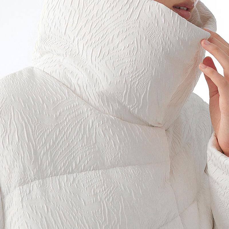 BOSIDENG Women's Mid-Length Goose Down Jacquard Jacket B30144562