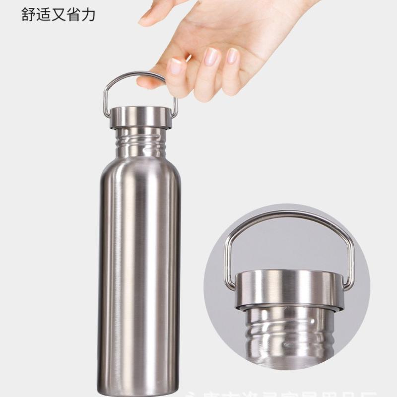 Portable Large Capacity Stainless Steel Water Bottle Big Mouth Vacuum Flasks with Lid Cycling Drinkware Sports 500/750/1000ml