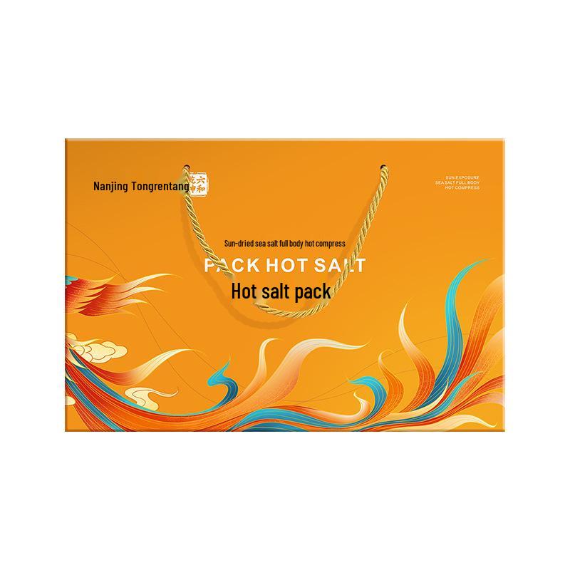 Electric Heating Sea Salt Hot Compress for Waist Support with Mugwort Moxibustion.