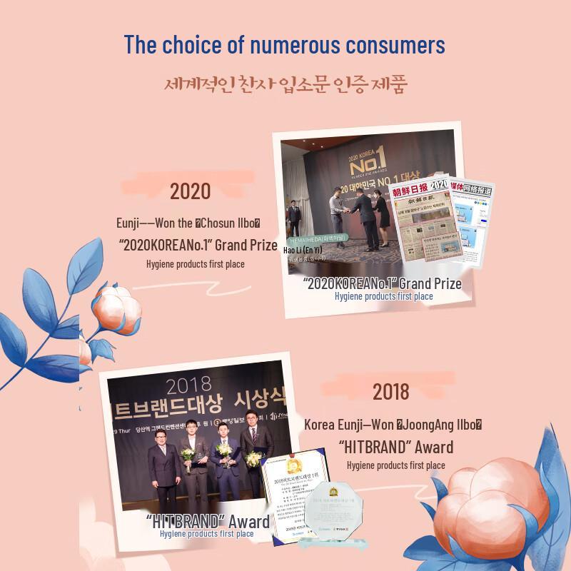 Eunjee Ultra-Thin Winged Daily Sanitary Pads